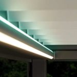 LED-RGB-Beleuchtung von Lamellen